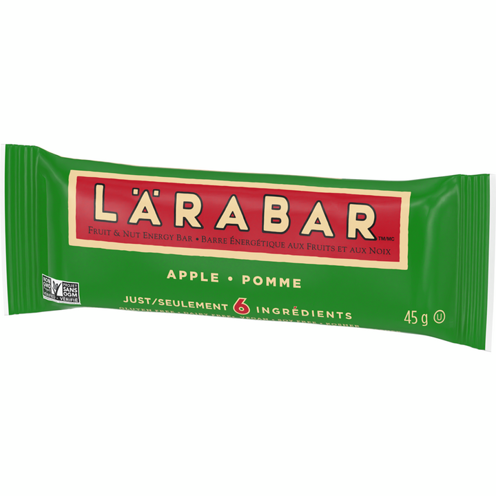 Larabar - Fruit & Nut Energy Bar, Apple, 16/pack - Case - 16 x 45 g - Canadian Distribution