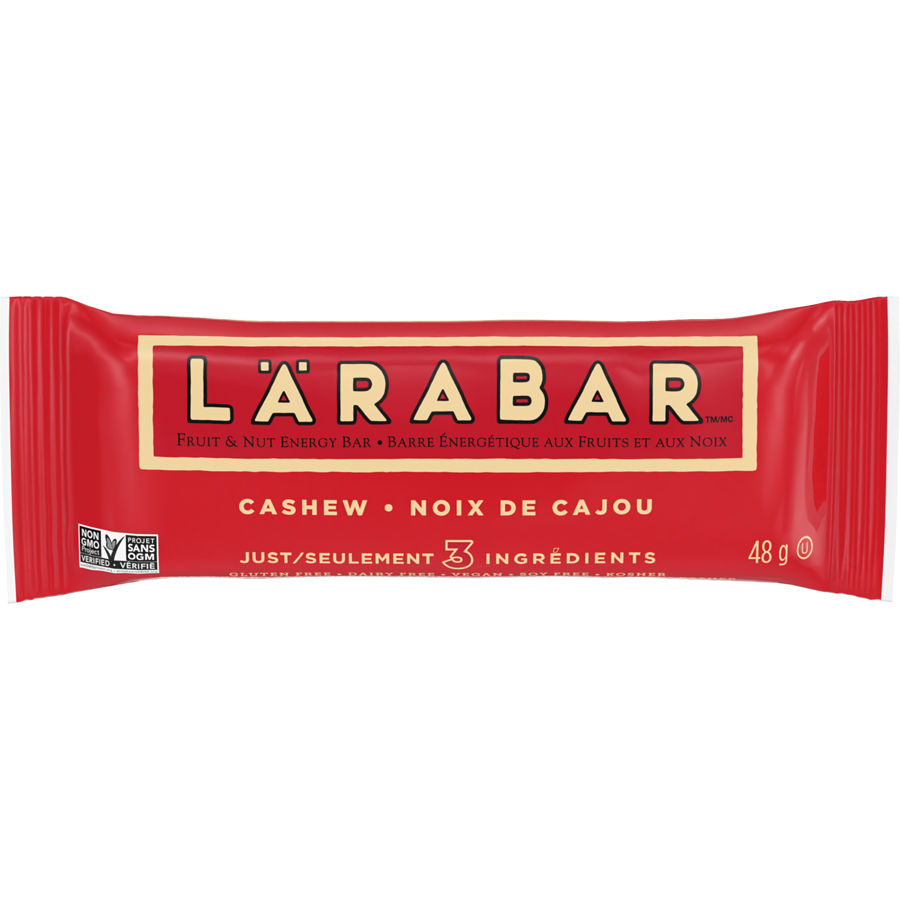 Larabar - Fruit & Nut Energy Bar, Cashew, 16/pack - Case - 16 x 48 g - Canadian Distribution