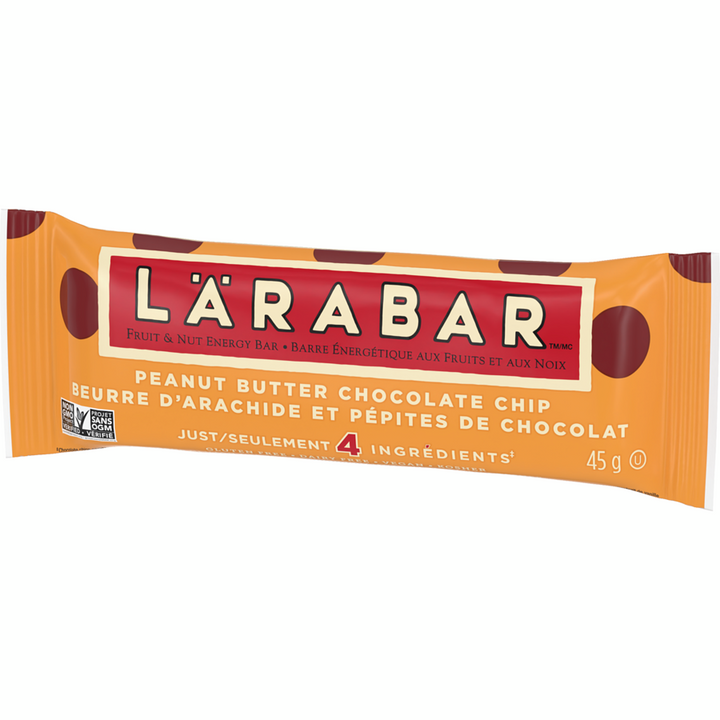 Larabar - Fruit & Nut Energy Bar, Peanut Butter Chocolate Chip, 16/pack - Case - 16 x 45 g - Canadian Distribution