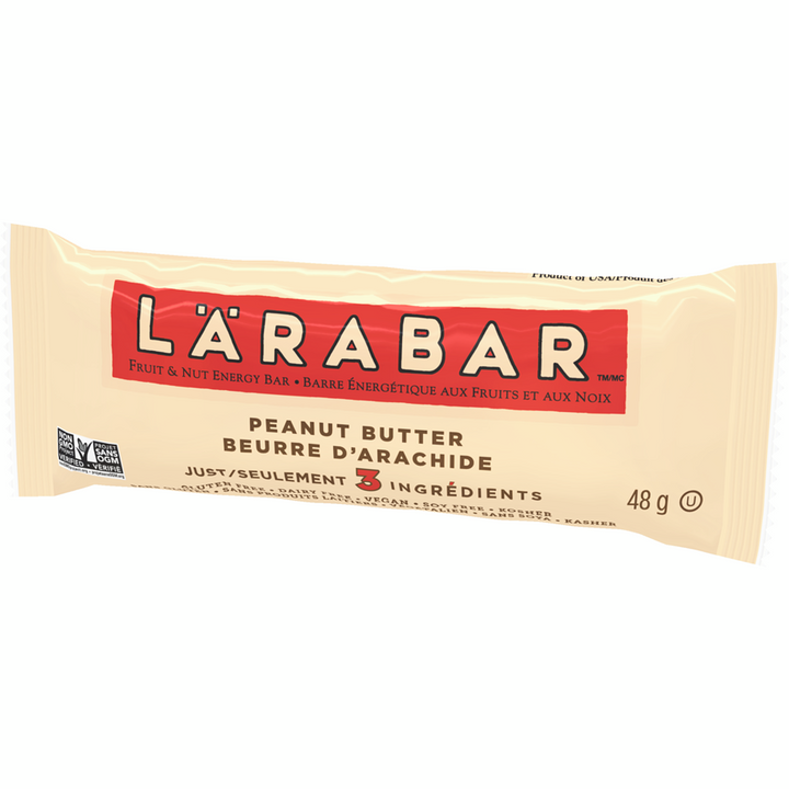 Larabar - Fruit & Nut Energy Bar, Peanut Butter, 16/pack - Case - 16 x 48 g - Canadian Distribution