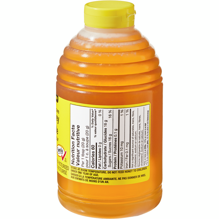 No Name - 100% Canadian Pure Liquid Honey - 1 kg - Canadian Distribution