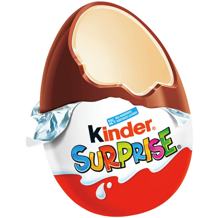 Kinder - SURPRISE® Milk Chocolate Eggs with Toys, Classic Edition, 1 egg - Case - 24 x 20 g - Canadian Distribution