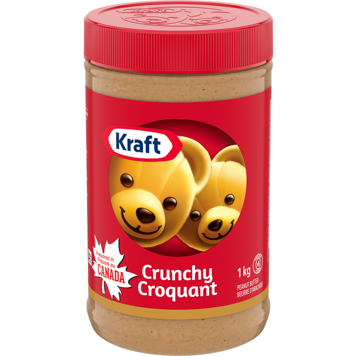 Kraft - Crunchy Peanut Butter - 1 kg - Canadian Distribution