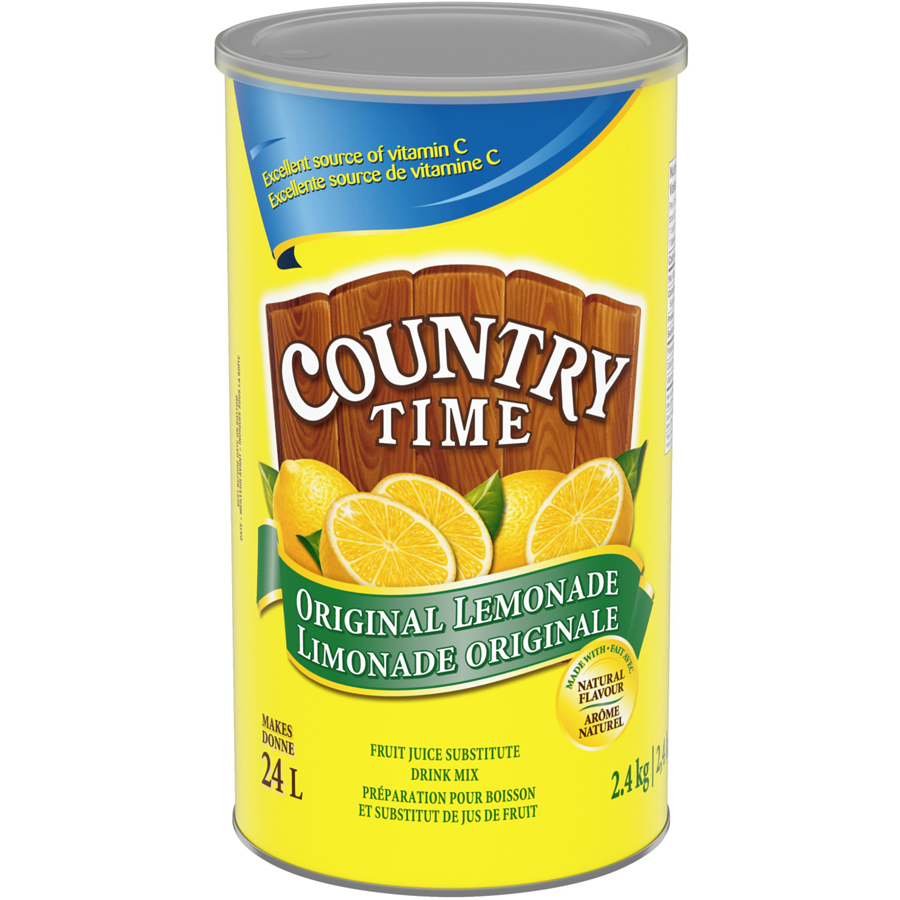 Country Time - Lemonade Drink Mix - 2 kg - Canadian Distribution