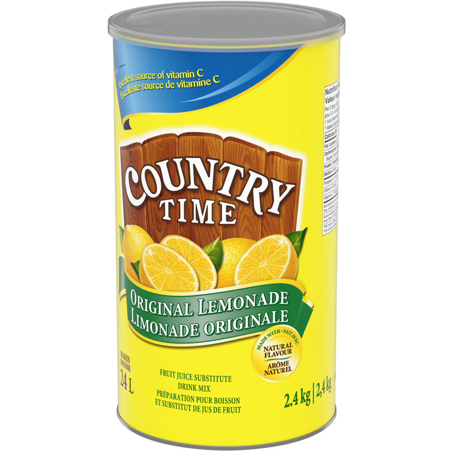 Country Time - Lemonade Drink Mix - 2 kg - Canadian Distribution