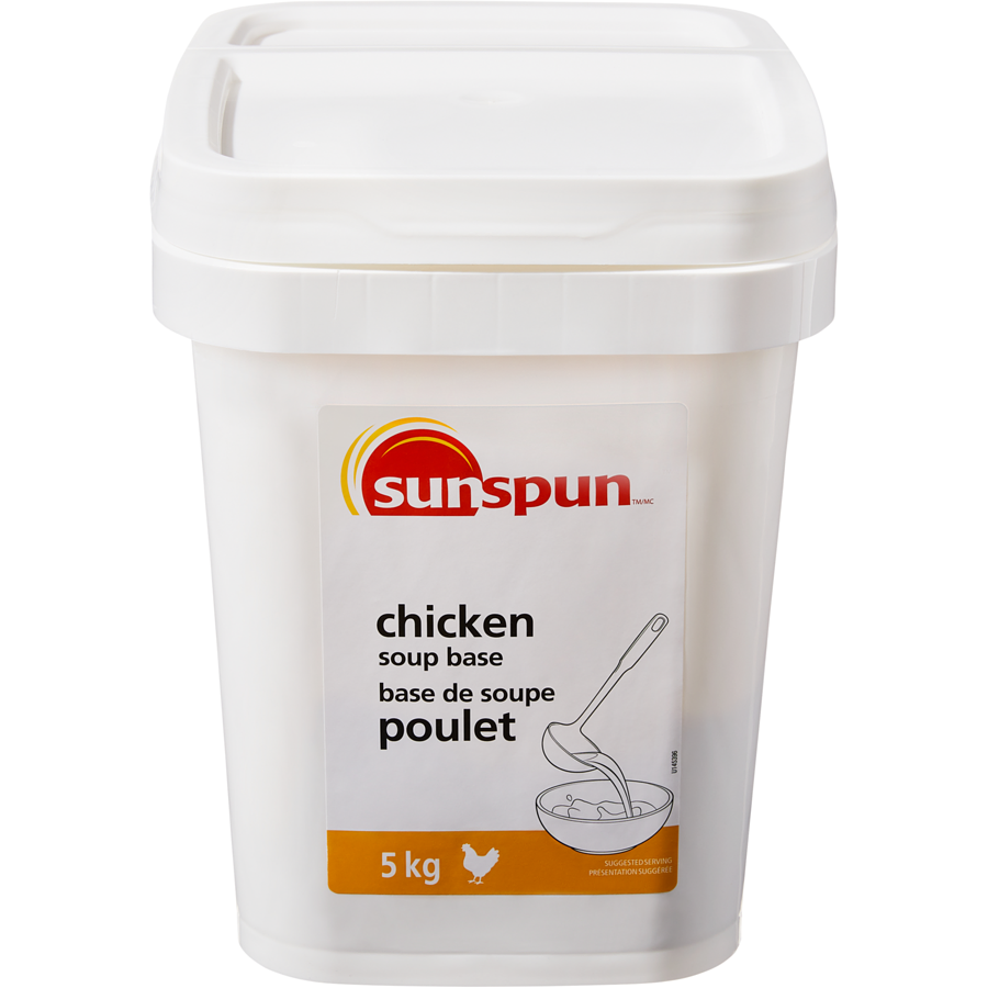 Sunspun - Chicken Soup Base - 5 kg - Canadian Distribution