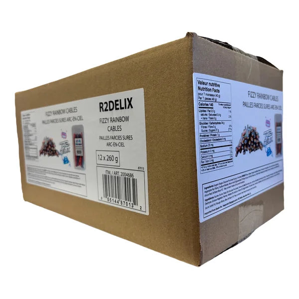 Câbles Fizzy Rainbow - 48 x 260 g - R2-Delix - Distribution canadienne - Livraison gratuite au Canada pour les commandes de plus de 199 $ CA