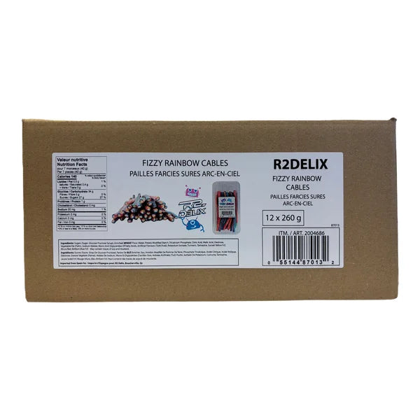 Câbles Fizzy Rainbow - 48 x 260 g - R2-Delix - Distribution canadienne - Livraison gratuite au Canada pour les commandes de plus de 199 $ CA