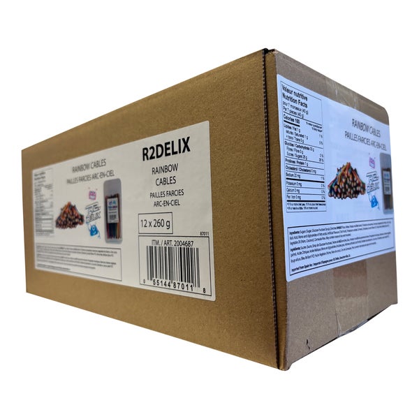 Câbles arc-en-ciel - 48 x 260 g - R2-Delix - Distribution canadienne - Livraison gratuite au Canada pour les commandes de plus de 199 $ CA