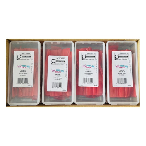 Swedish Berry Belts - 48 x 260 g - R2-Delix - Canadian Distribution
