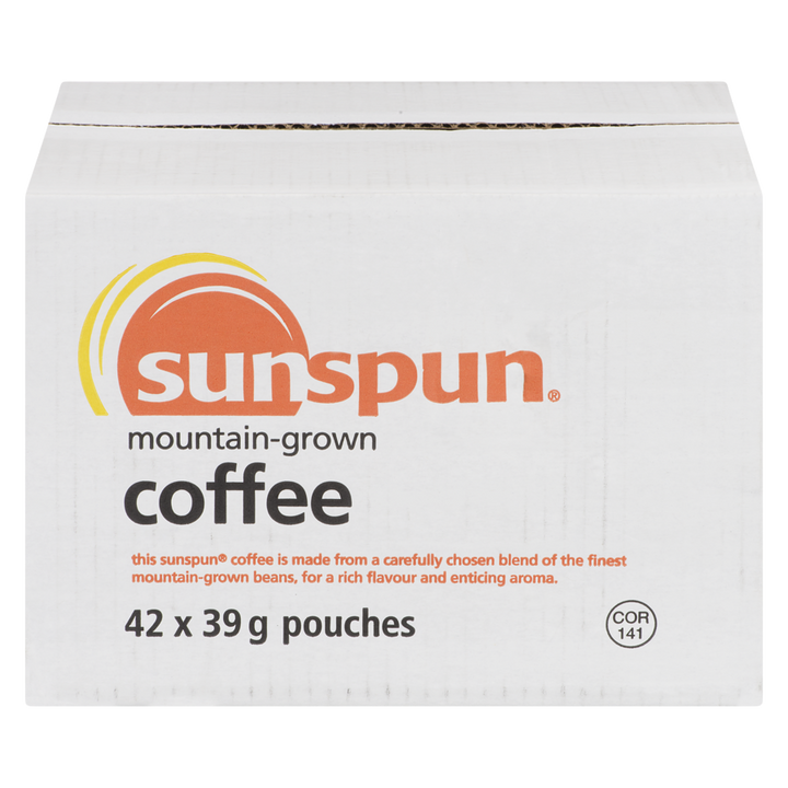 Sunspun - Roasted Coffee - Case - 42 x 39 g - Canadian Distribution