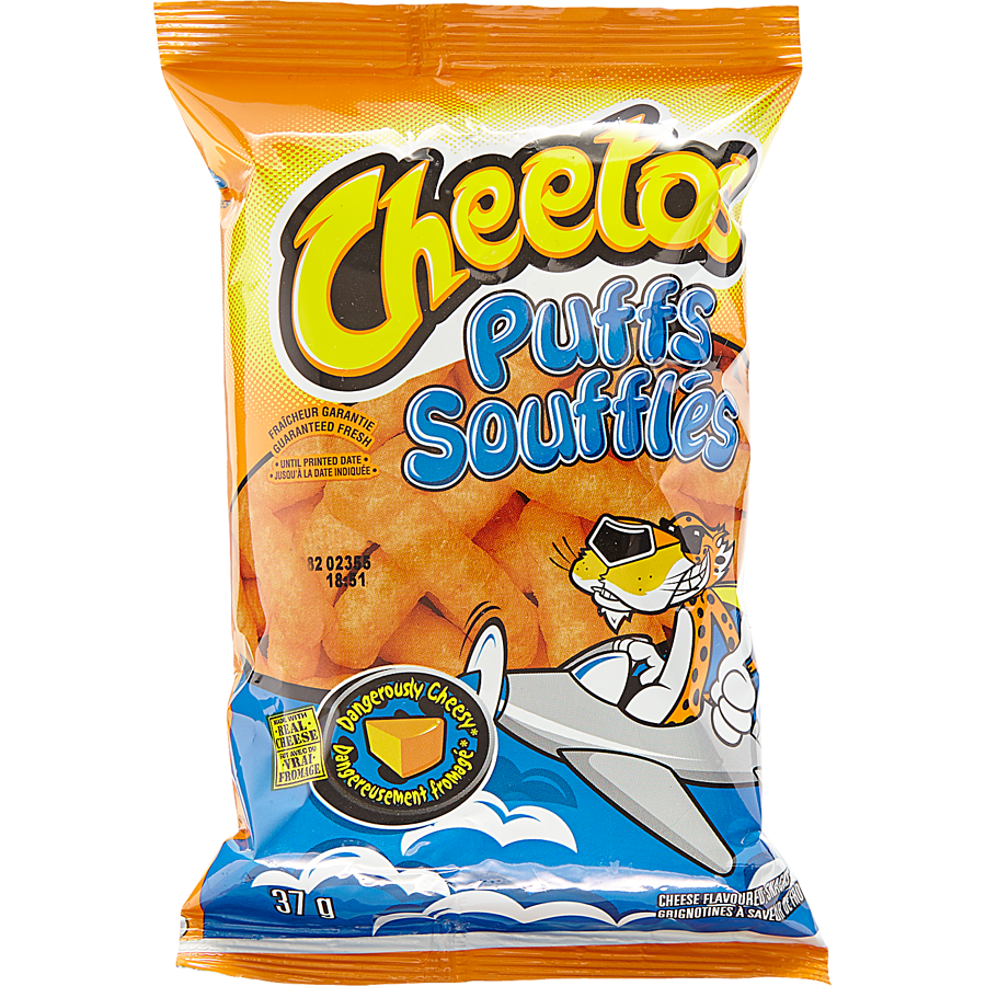 Cheetos - Puffs, Vending Chips - Case - 40 x 37 g - Canadian Distribution