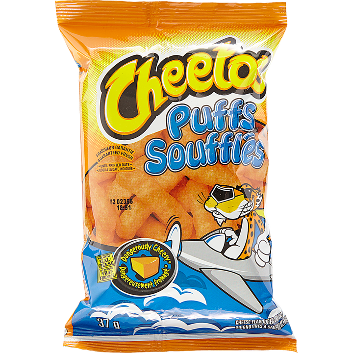 Cheetos - Puffs, Vending Chips - Case - 40 x 37 g - Canadian Distribution