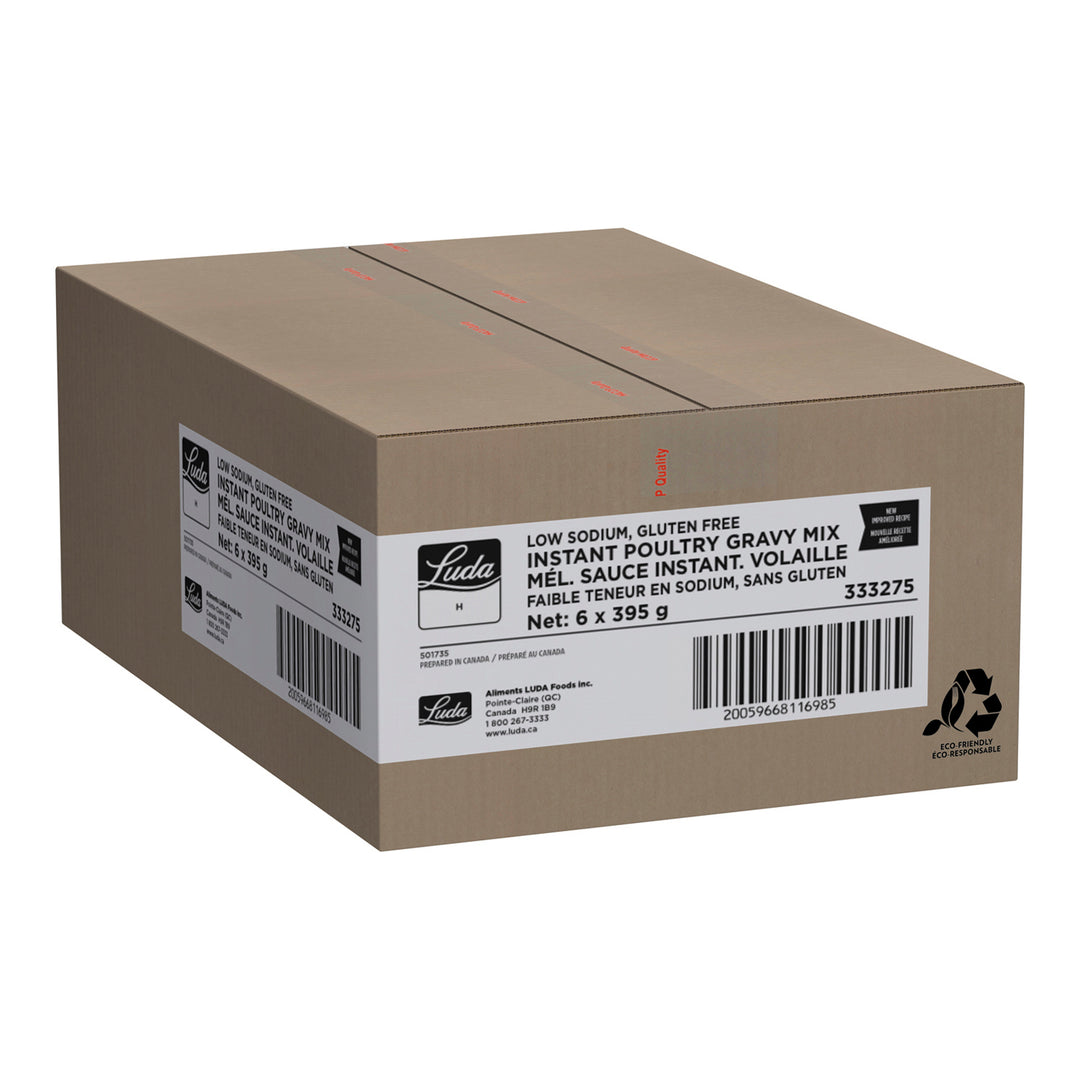 Sauce pour volaille sans gluten et faible en sodium - 6 x 395 g - Luda Healthcare - Ingrédients pour restaurants et services de restauration - Distribution canadienne
