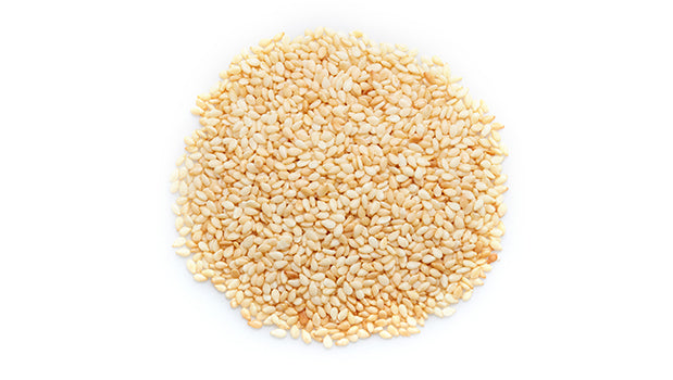 Dry Roasted Hulled Sesame Seeds - 25 Lbs Box - Canadian Distribution - Ships Free Within Canada on Orders Above CAD $199