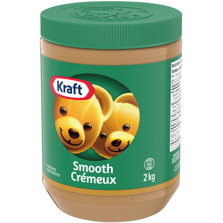 Kraft - Smooth Peanut Butter - 2 kg - Canadian Distribution