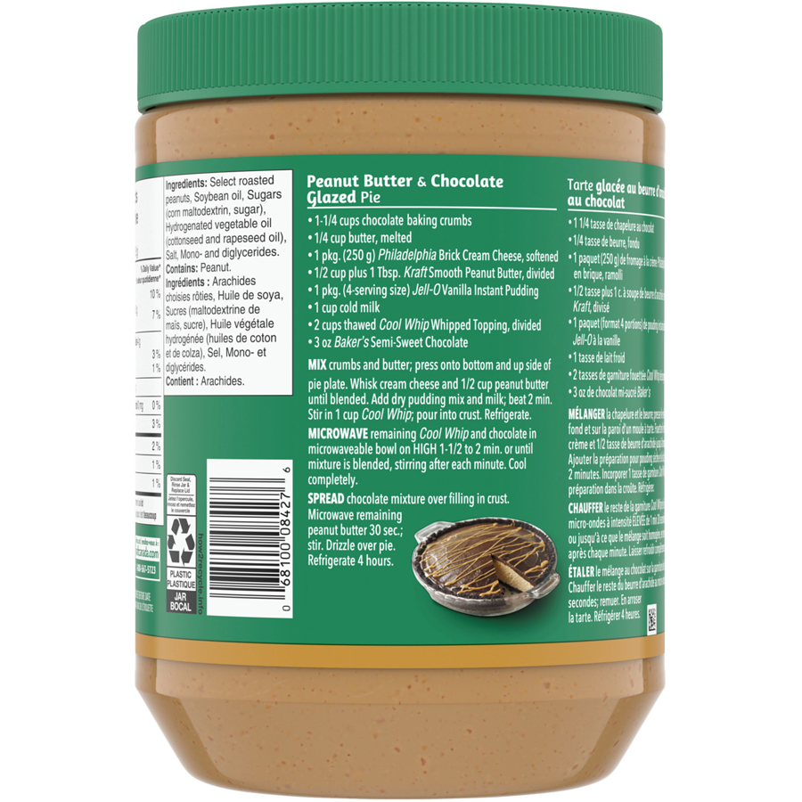 Kraft - Smooth Peanut Butter - 2 kg - Canadian Distribution