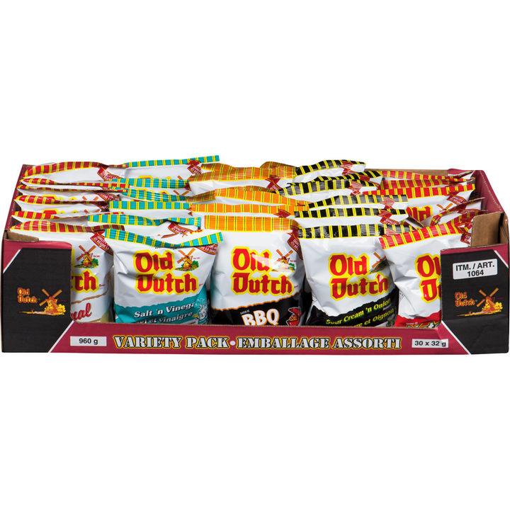 Old Dutch - Chips - Case - 30 x 32 g - Canadian Distribution