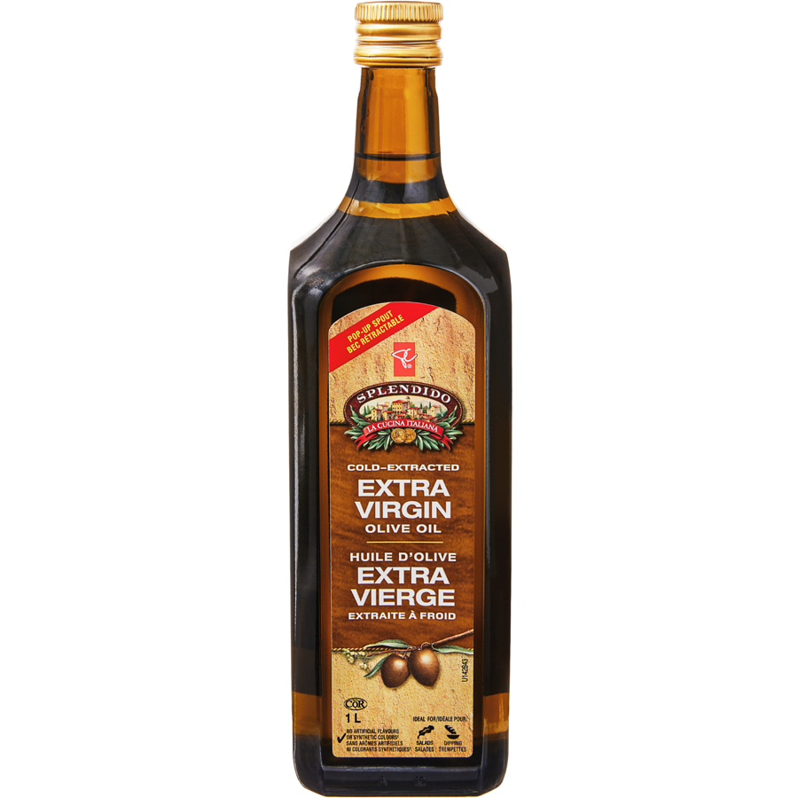 Pc Splendido - Cold-Extracted Extra Virgin Olive Oil - 1 L - Canadian Distribution