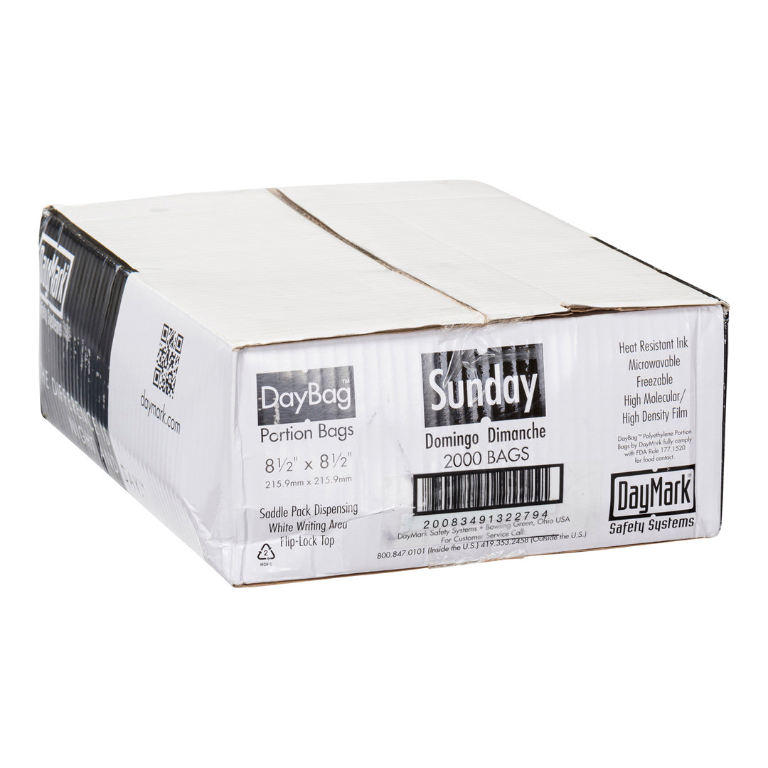 Case of Bag Plastic Sunday Black - 2000 count (Case = 4 x 2000 count) - Daymark Food Sa - Packaging and Accessories - Restaurant Supplies and Equipment - Canadian Distribution