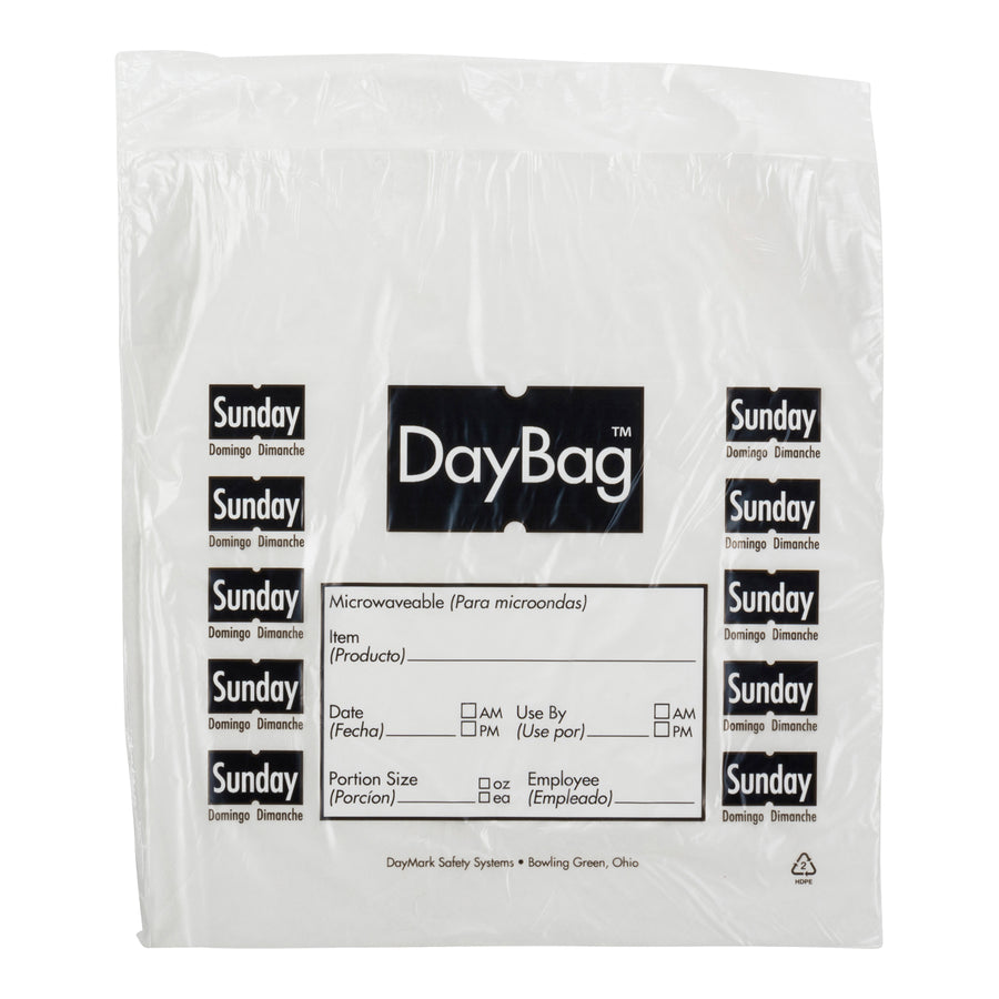 Bag Plastic Sunday Black - 2000 count (Case = 4 x 2000 count) - Daymark Food Sa - Packaging and Accessories - Restaurant Supplies and Equipment - Canadian Distribution