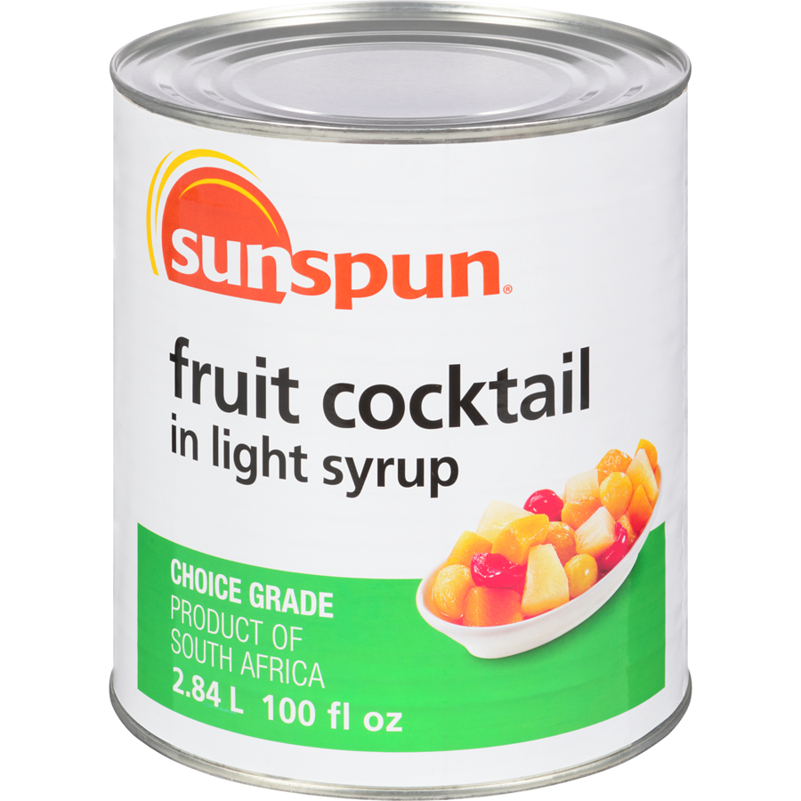 Sunspun - Fruit Cocktail in Light Syrup - 2.84 L - Canadian Distribution