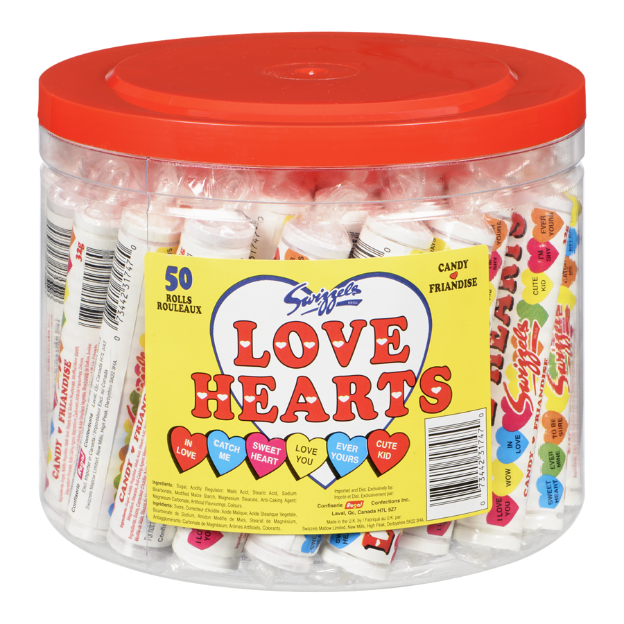 Regal - Love Hearts - 50 each - Canadian Distribution