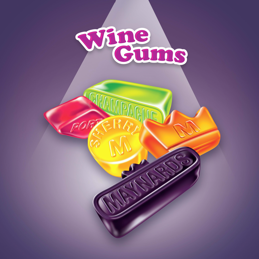 Maynards - Wine Gums Assorted Soft Candy - 1 kg - Canadian Distribution