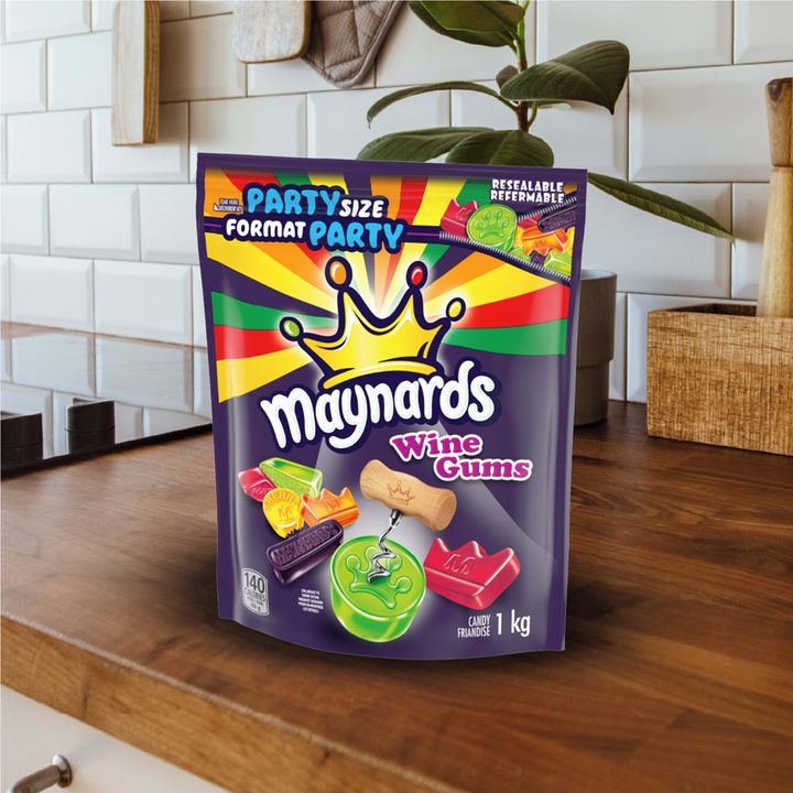 Maynards - Wine Gums Assorted Soft Candy - 1 kg - Canadian Distribution