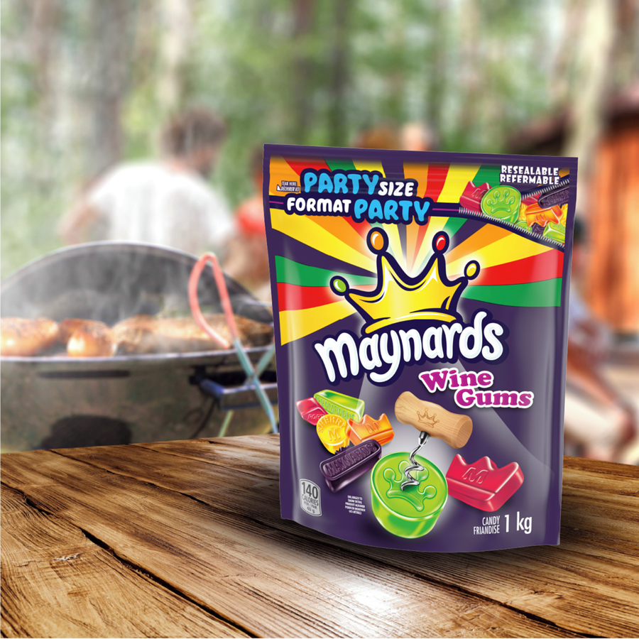 Maynards - Wine Gums Assorted Soft Candy - 1 kg - Canadian Distribution