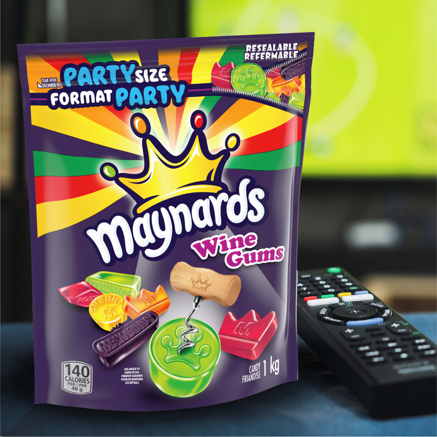 Maynards - Wine Gums Assorted Soft Candy - 1 kg - Canadian Distribution