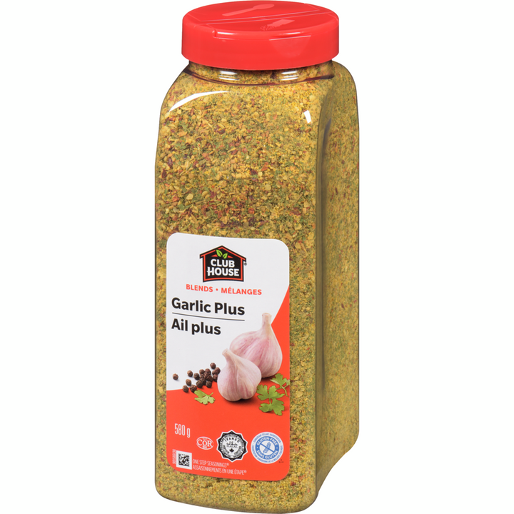 Club House - Garlic Plus One Step Seasoning Signature Blends - 580 g - Canadian Distribution