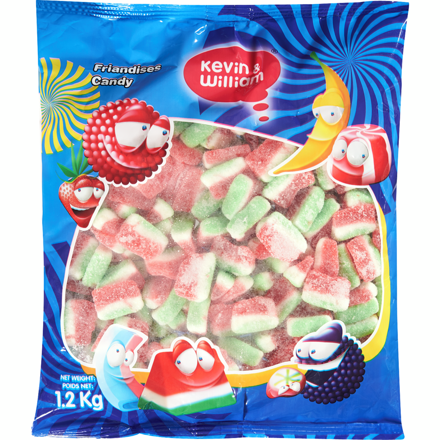 Vidal - Watermelon Slices - 1.2 kg - Canadian Distribution