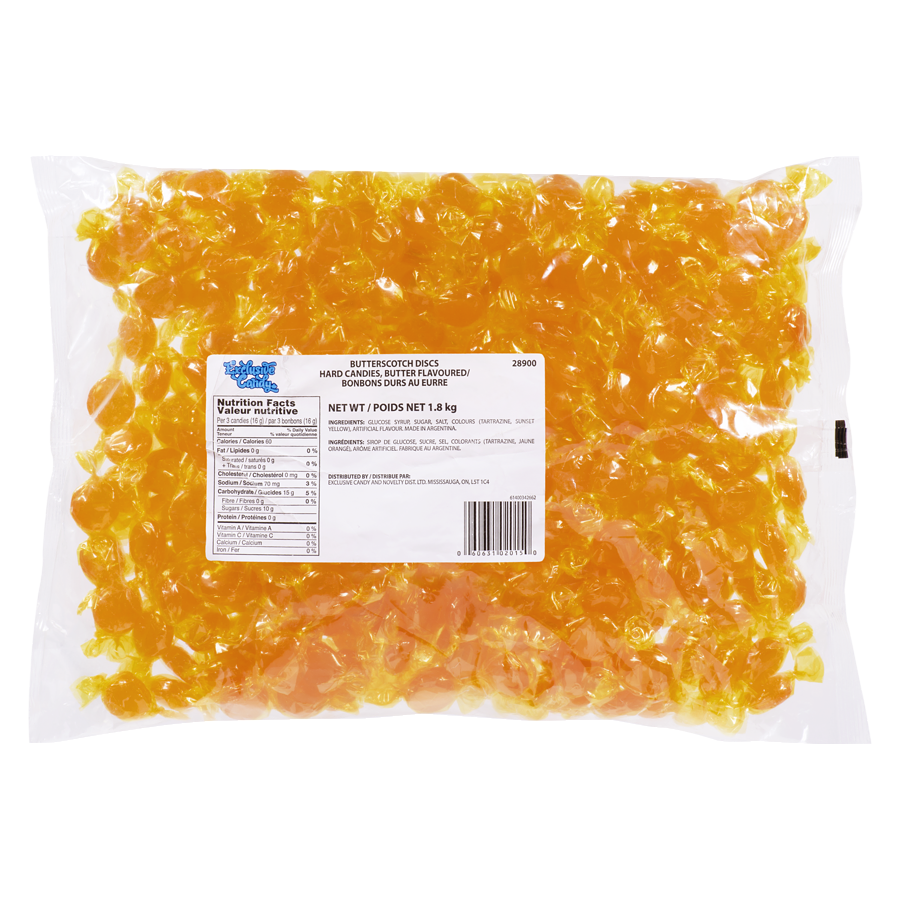 Arcor - Topsy Butterscotch - 2 kg - Canadian Distribution