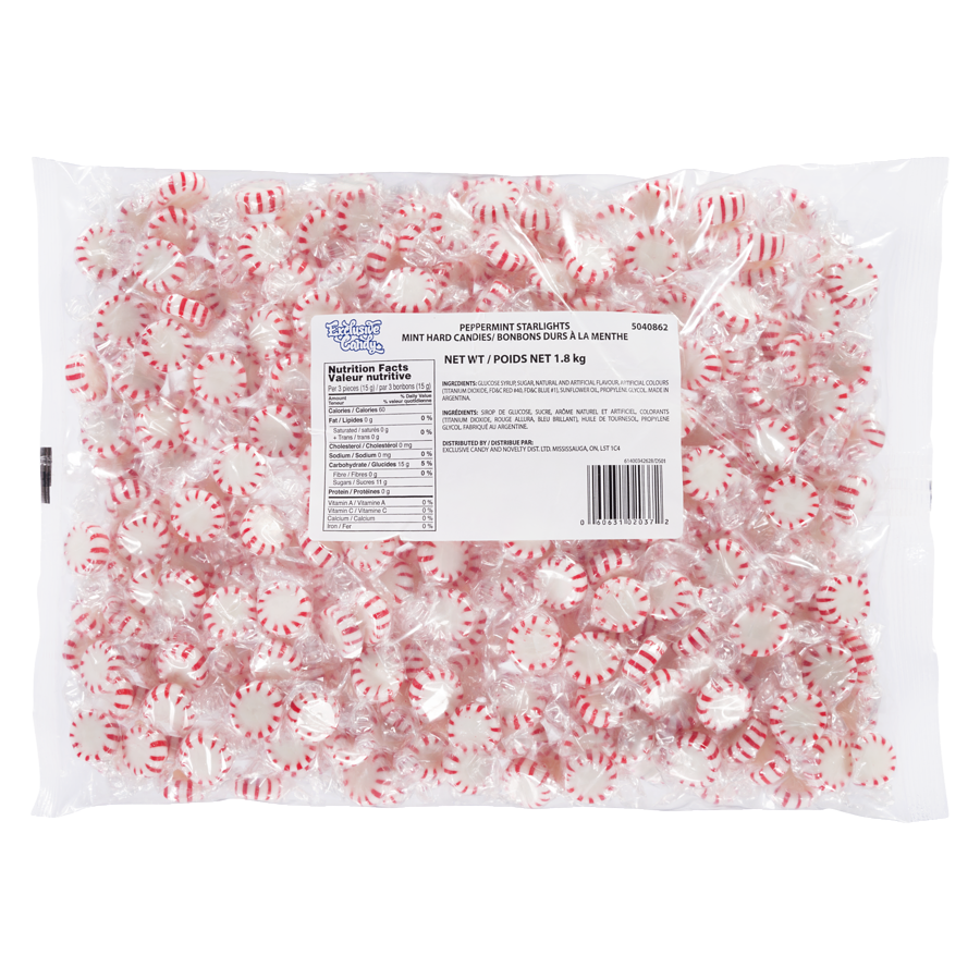 Arcor - Starlight Mints, Peppermint - 2 kg - Canadian Distribution