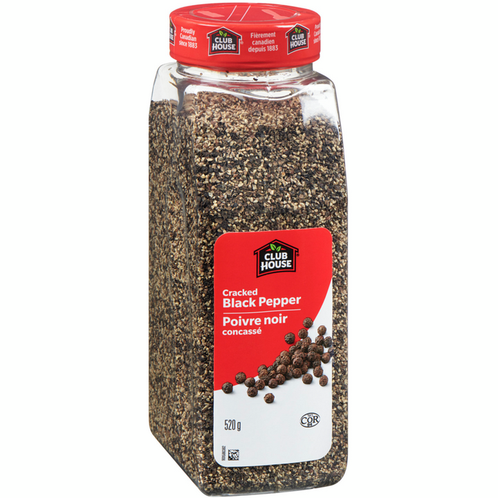 Club House - Cracked Black Pepper - 520 g - Canadian Distribution