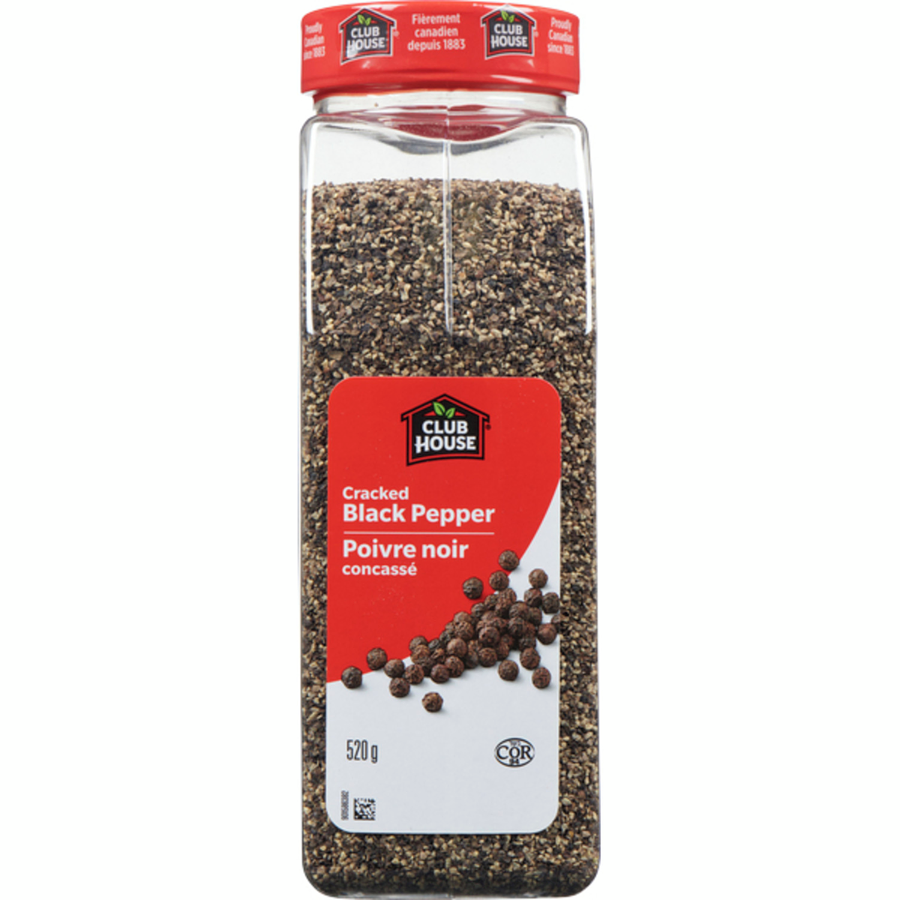 Club House - Cracked Black Pepper - 520 g - Canadian Distribution