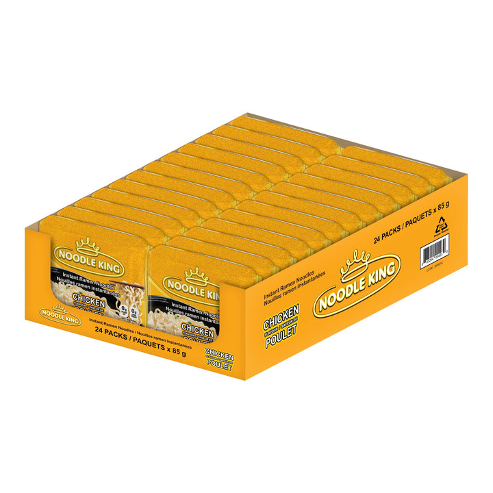 Noodle King Chicken Ramen - 96 × 85 g - Grocery and Food Items - Canadian Distribution