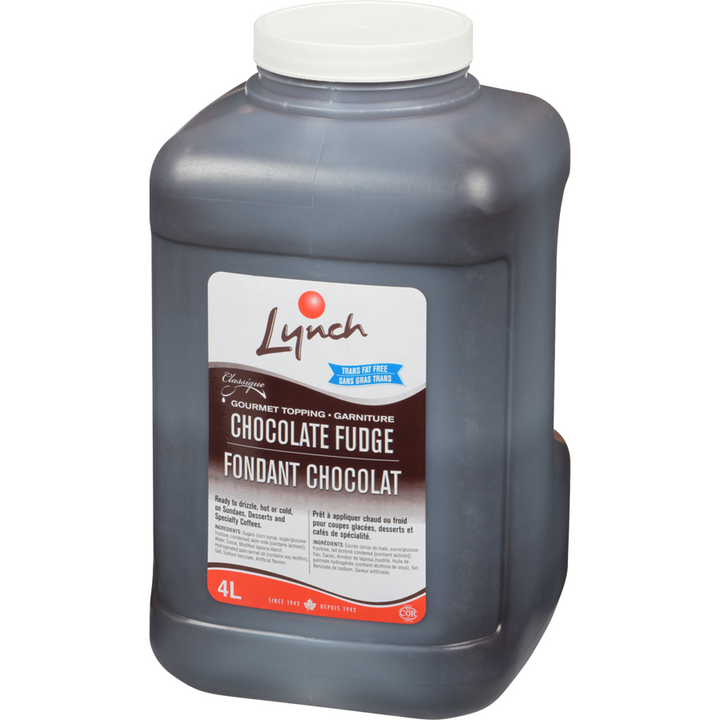 Lynch - Ice Cream Topping, Chocolate Fudge - 4 L - Canadian Distribution