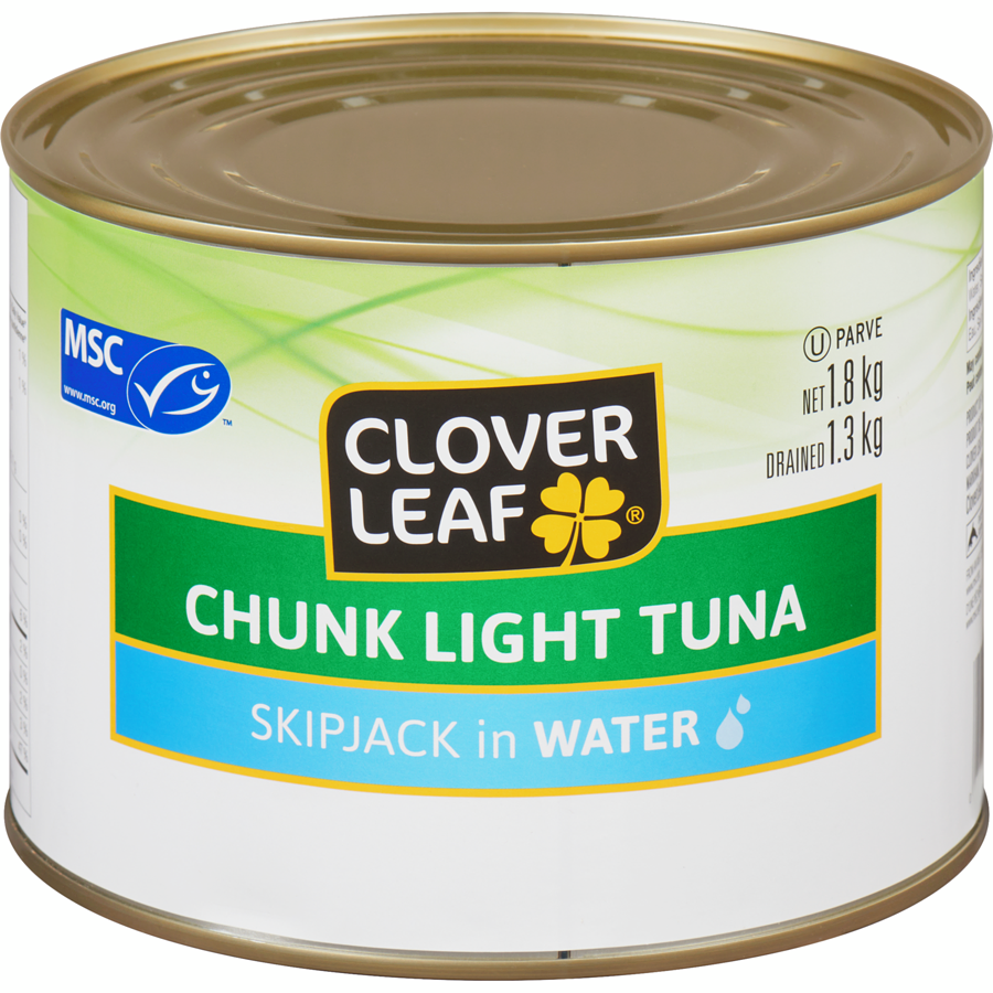 Clover Leaf - Chunk Light Tuna, In Water - 1.8 kg - Canadian Distribution