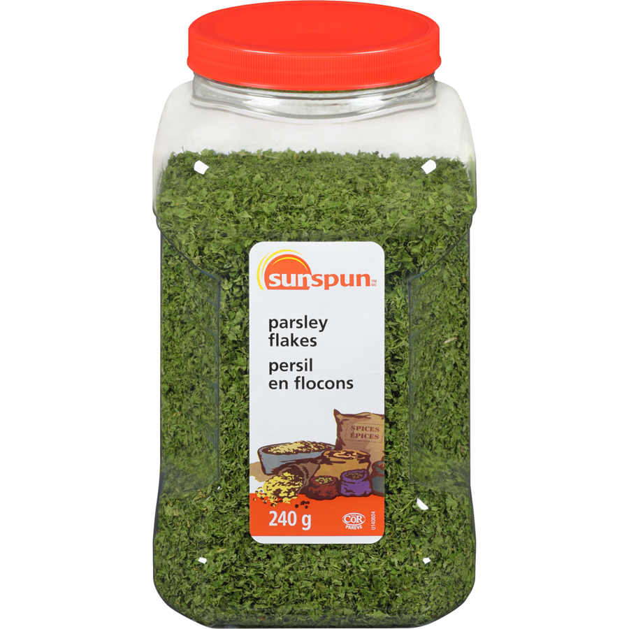 Sunspun - Parsley Flakes - 240 g - Canadian Distribution