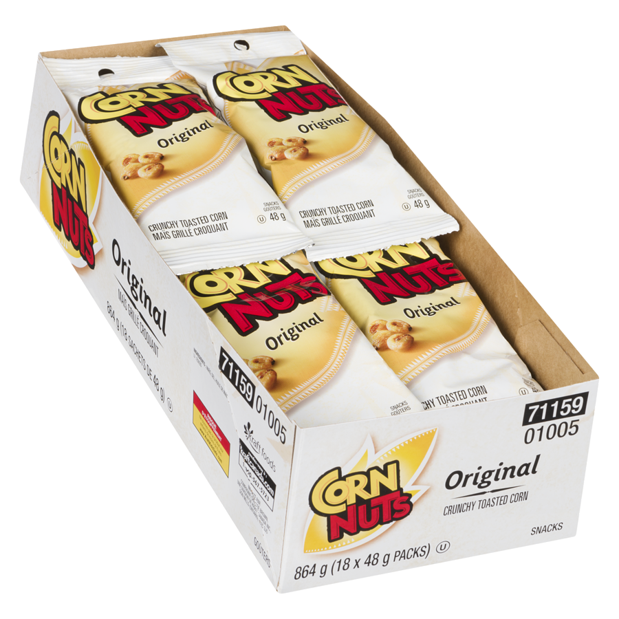 Corn Nuts - Original, Case (18 packs) - 48 g - Canadian Distribution