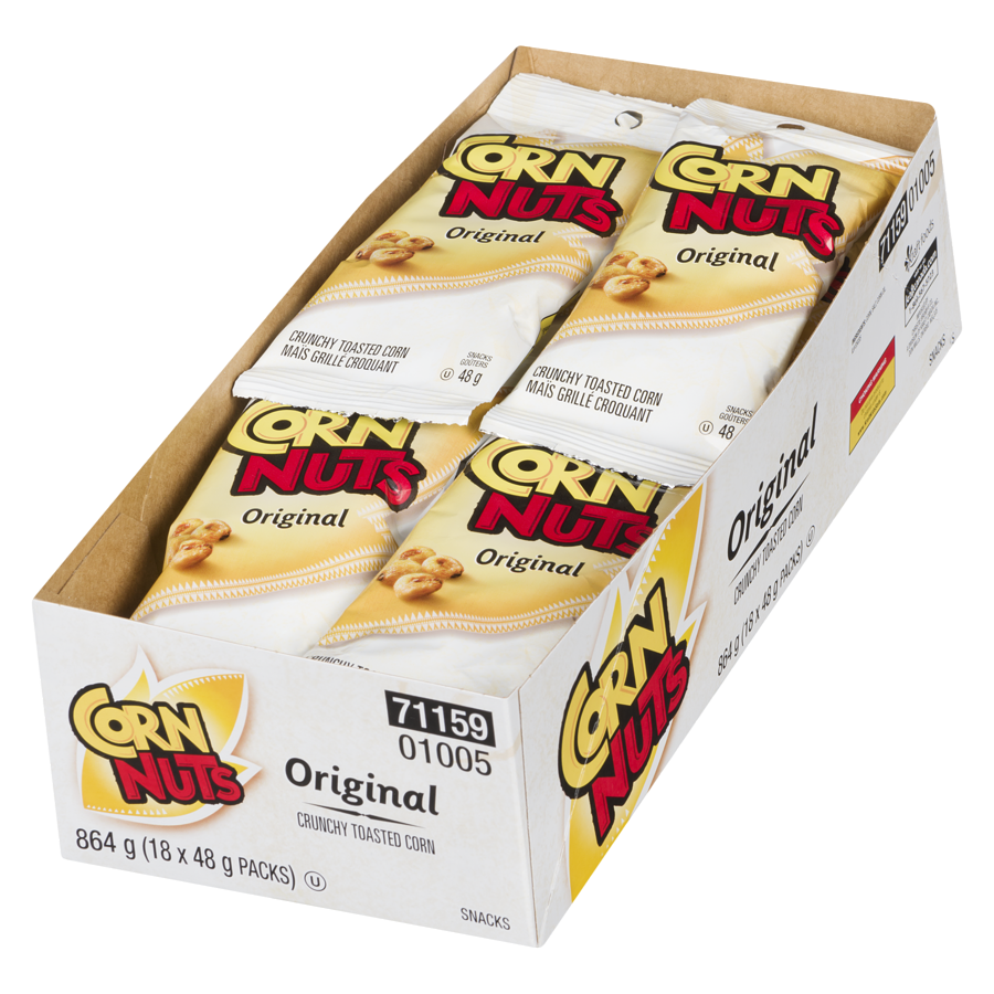 Corn Nuts - Original, Case (18 packs) - 48 g - Canadian Distribution