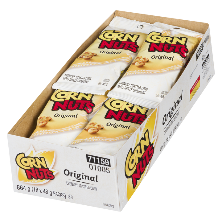 Corn Nuts - Original, Case (18 packs) - 48 g - Canadian Distribution