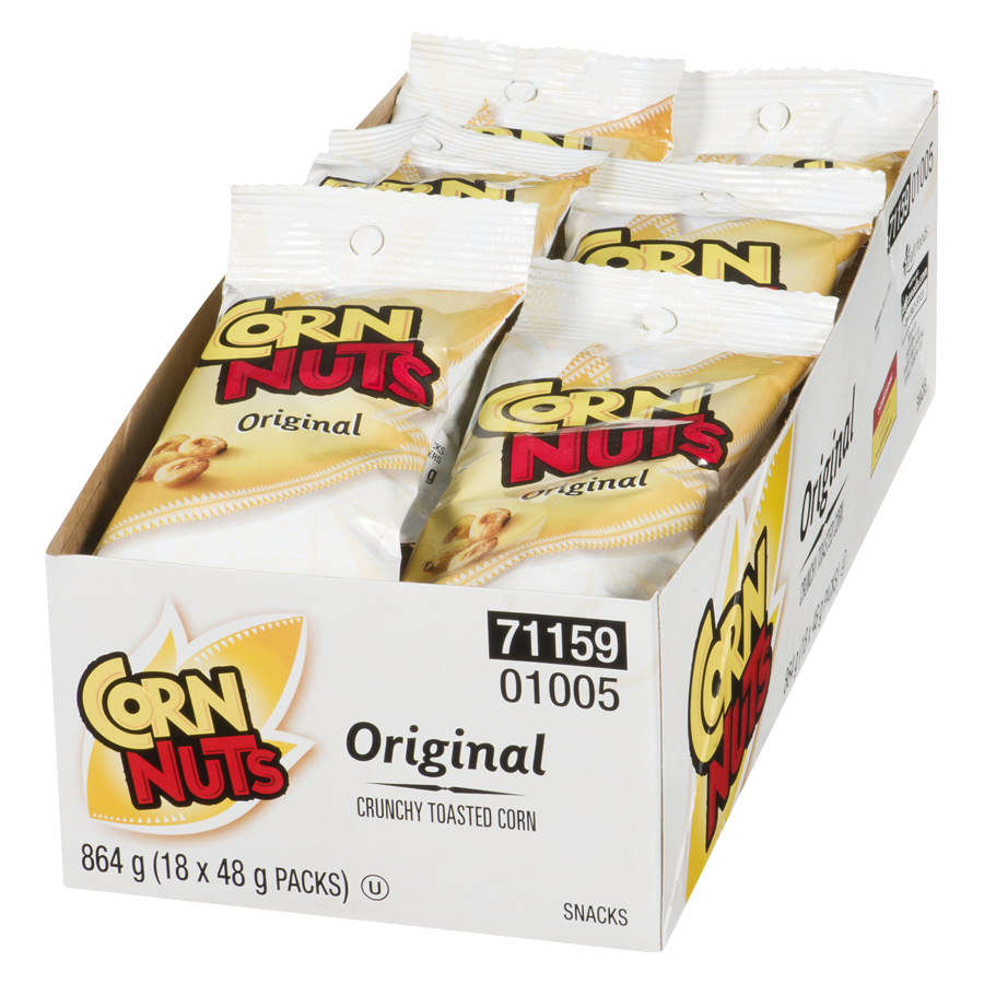 Corn Nuts - Original, Case (18 packs) - 48 g - Canadian Distribution