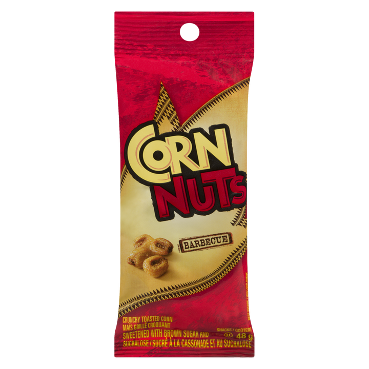 Corn Nuts - BBQ, Case (18 packs) - 48 g - Canadian Distribution