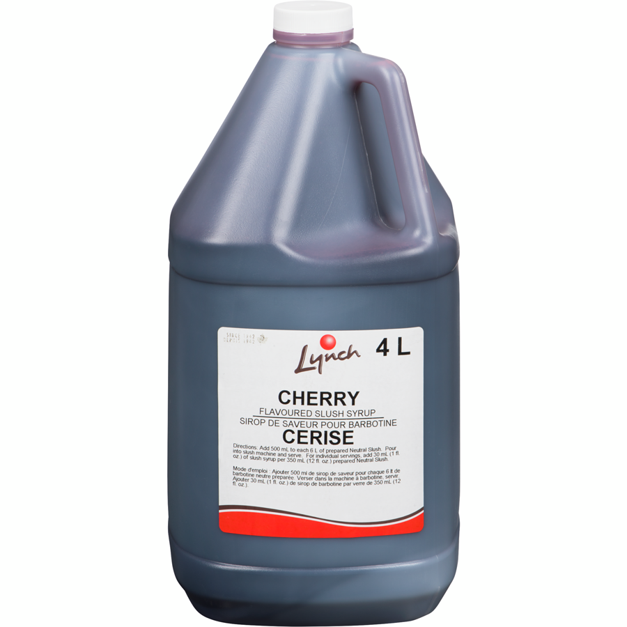 Lynch - Flavoured Slush Syrup Cherry - 4 L - Canadian Distribution