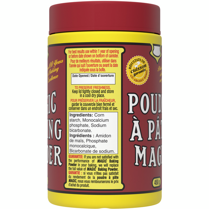 Magic Baking Powder - Baking Powder - 450 g - Canadian Distribution