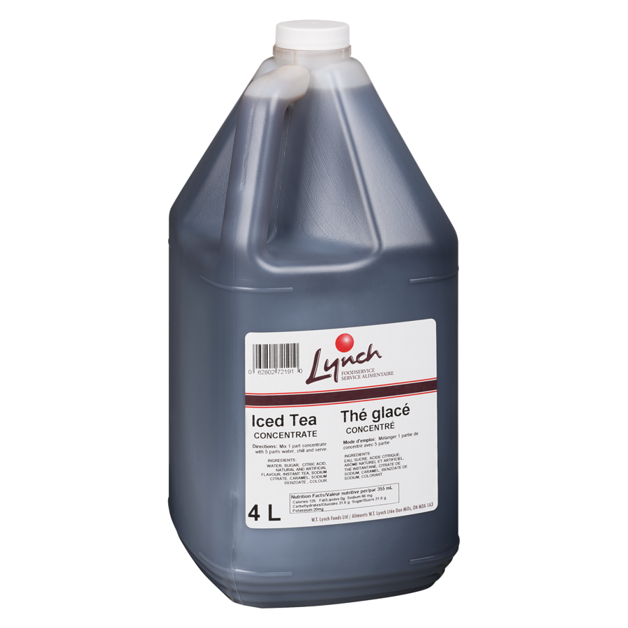 Lynch - Iced Tea Concentrate - 4 L - Canadian Distribution