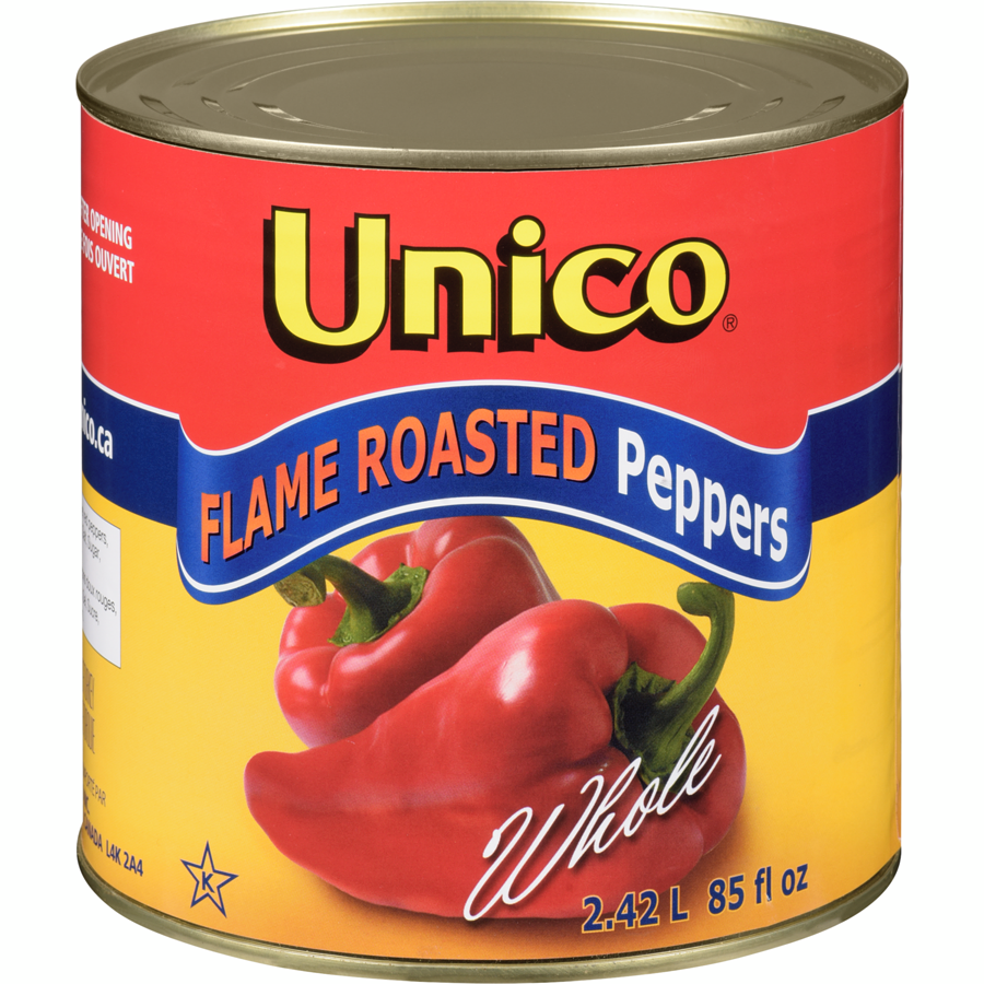 Unico - Roasted Peppers, Whole - 2.42 L - Canadian Distribution